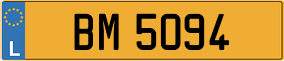 Truck License Plate